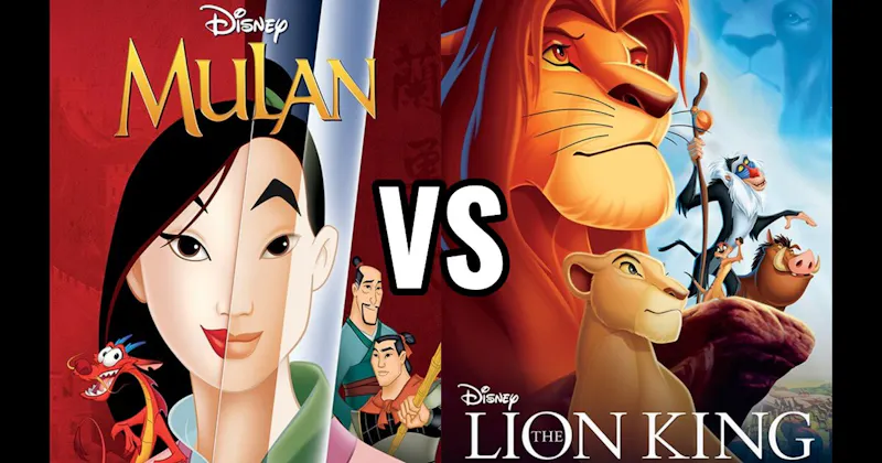 Mulan (1998) vs. The Lion King