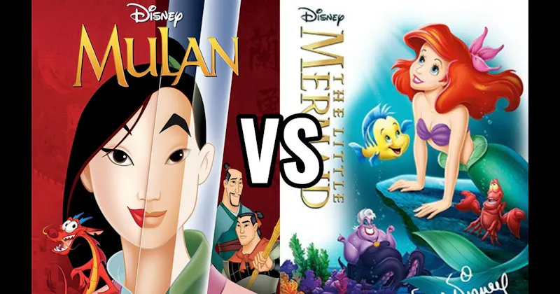 Mulan (1998) vs. The Little Mermaid