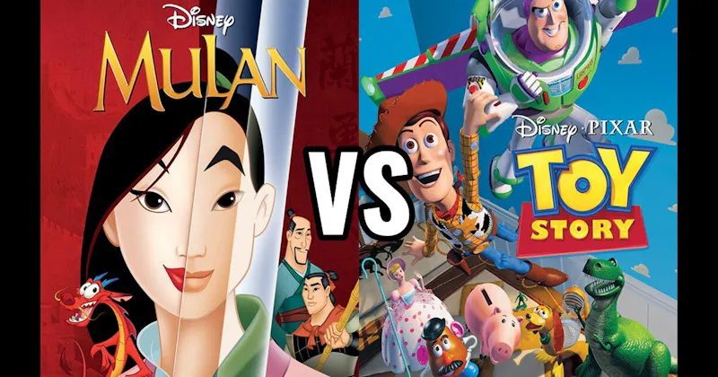 Mulan (1998) vs. Toy Story (1995)