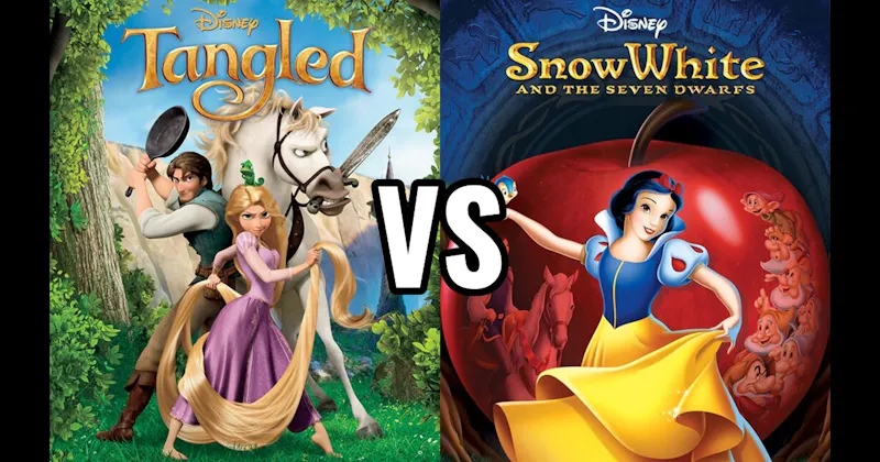 Snow White and the Seven Dwarfs vs. Tangled