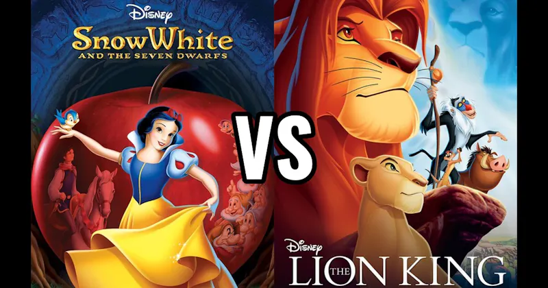 Snow White and the Seven Dwarfs vs. The Lion King