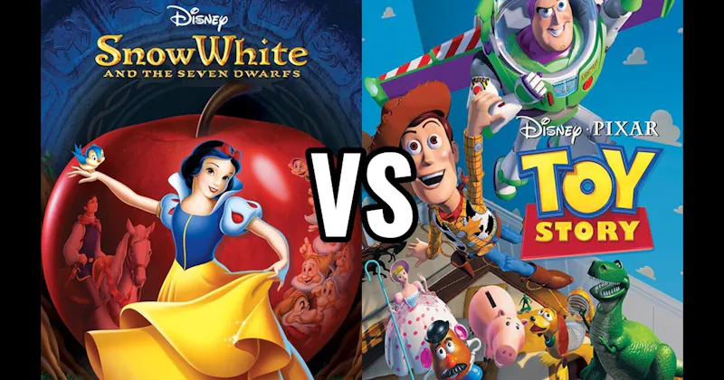 Snow White and the Seven Dwarfs vs. Toy Story (1995)