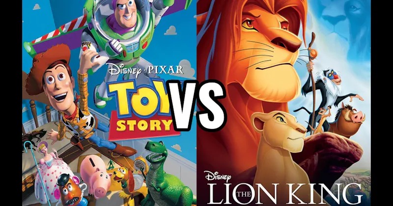 The Lion King vs. Toy Story (1995)