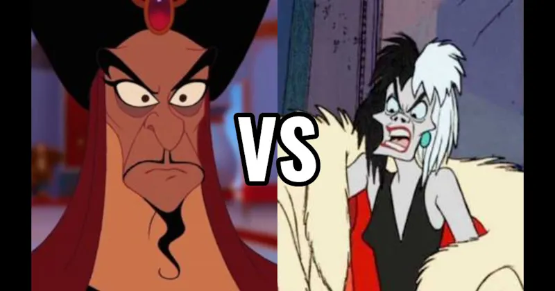 Cruella de Vil (101 Dalmatians) vs. Jafar (Aladdin)