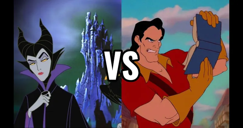 Gaston (Beauty and the Beast) vs. Maleficent (Sleeping Beauty)