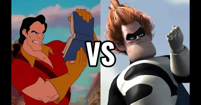 Gaston (Beauty and the Beast) vs. Syndrome (The Incredibles)