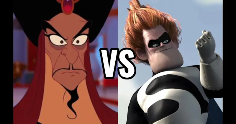 Jafar (Aladdin) vs. Syndrome (The Incredibles)