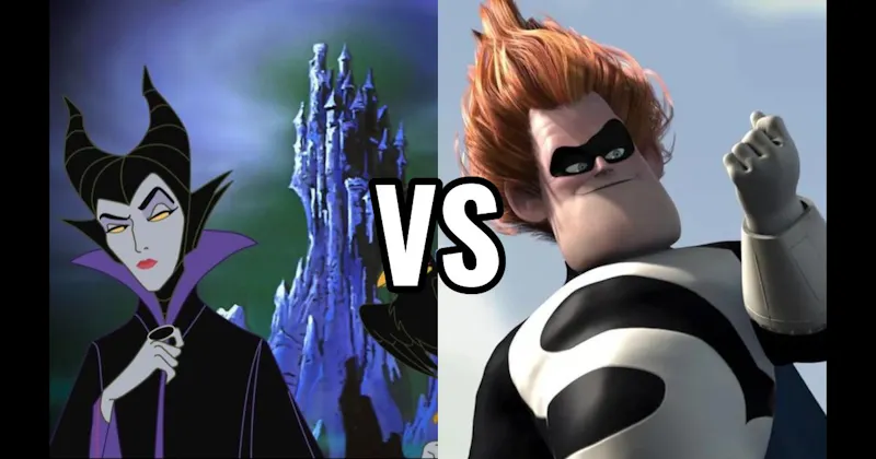 Maleficent (Sleeping Beauty) vs. Syndrome (The Incredibles)