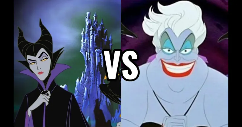 Maleficent (Sleeping Beauty) vs. Ursula (The Little Mermaid)
