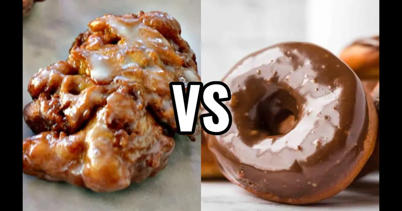 Apple Fritter vs. Chocolate Frosted Donut
