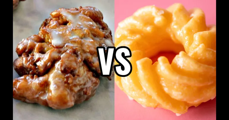 Apple Fritter vs. Cruller