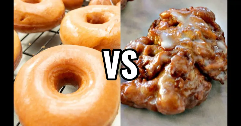 Apple Fritter vs. Glazed Donut
