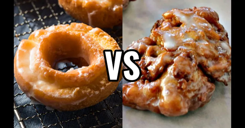 Apple Fritter vs. Old-Fashioned Donut