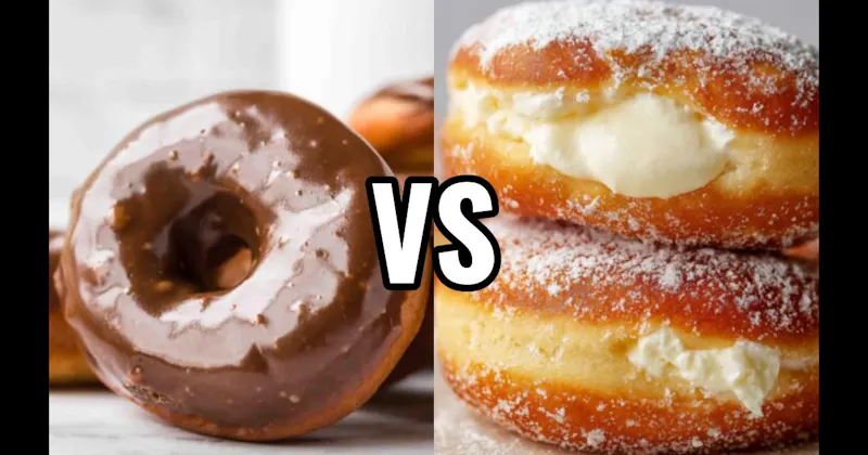 Bavarian Cream vs. Chocolate Frosted Donut