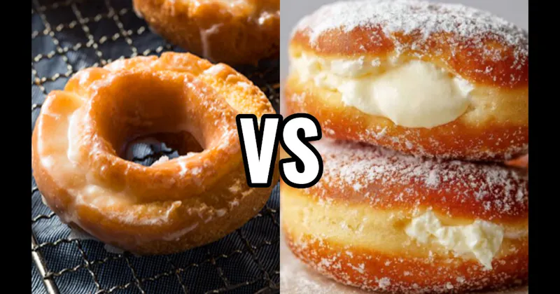 Bavarian Cream vs. Old-Fashioned Donut