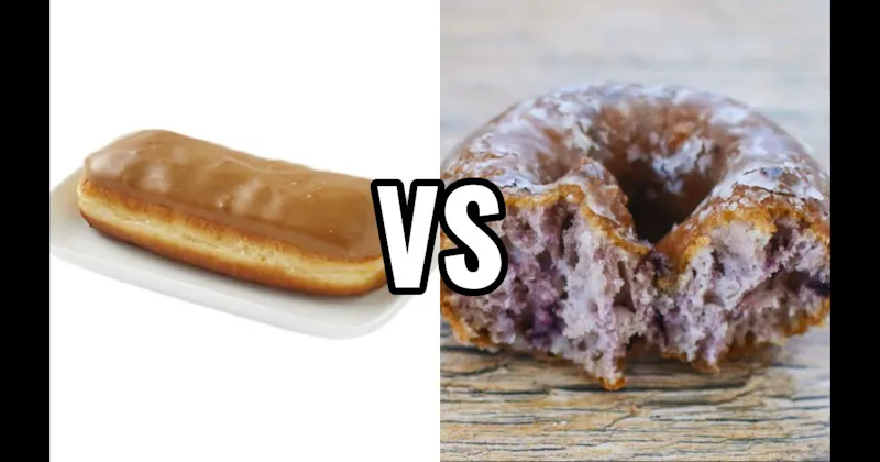 Blueberry Cake Donut vs. Maple Bar