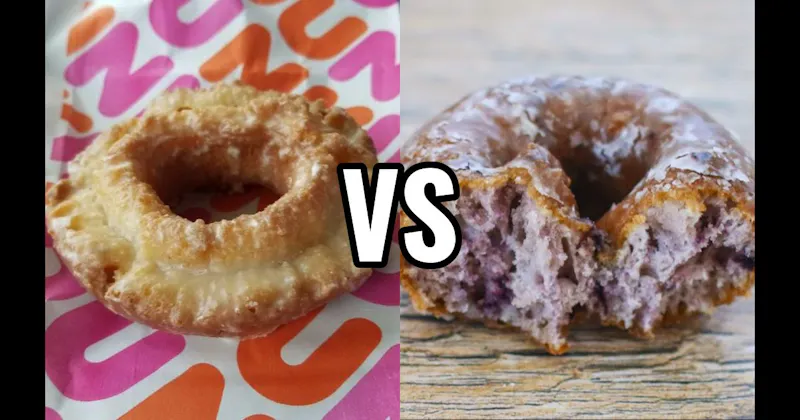 Blueberry Cake Donut vs. Sour Cream Donut