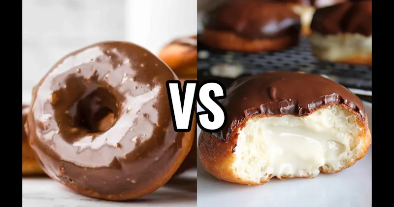 Boston Cream vs. Chocolate Frosted Donut