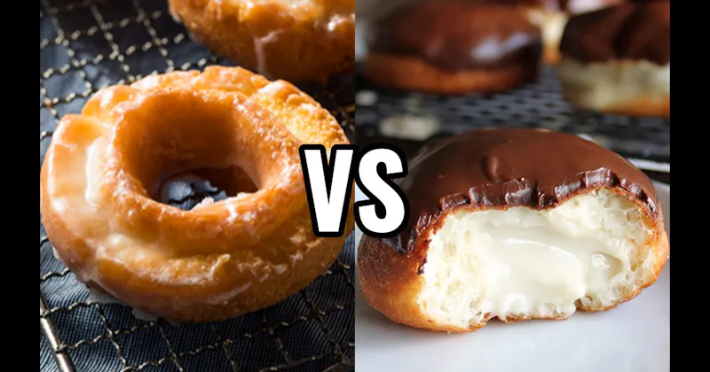 Boston Cream vs. Old-Fashioned Donut