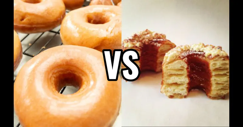 Cronut vs. Glazed Donut