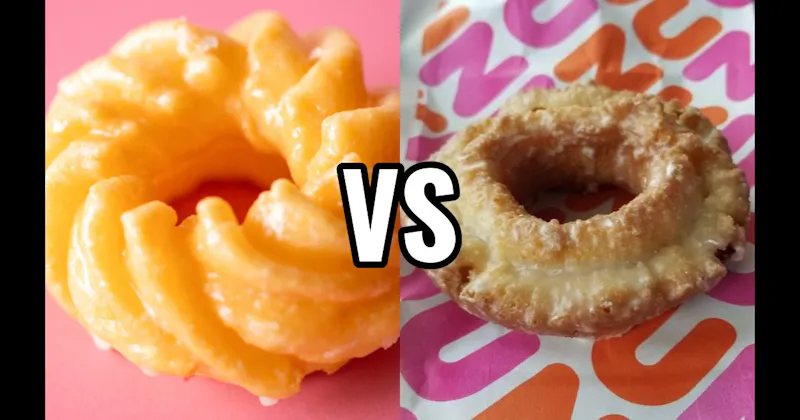 Cruller vs. Sour Cream Donut