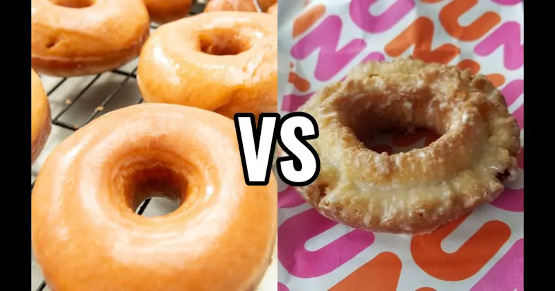 Glazed Donut vs. Sour Cream Donut