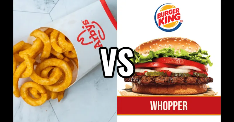 Arby's Curly Fries vs. Burger King Whopper