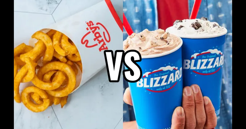 Arby's Curly Fries vs. Dairy Queen Blizzard 