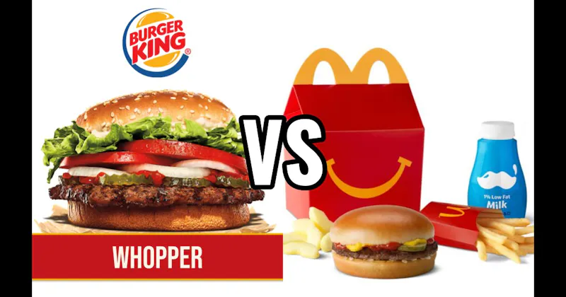 Burger King Whopper vs. McDonald’s Happy Meal