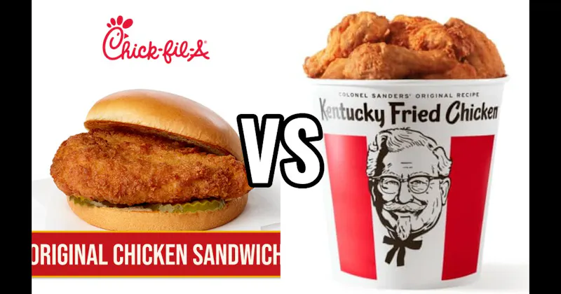 Chick-fil-A Original Chicken Sandwich vs. KFC Original Recipe Chicken
