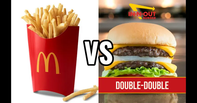 In-N-Out Double-Double vs. McDonald's Fries