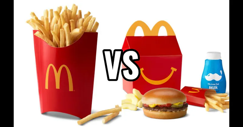 McDonald's Fries vs. McDonald’s Happy Meal
