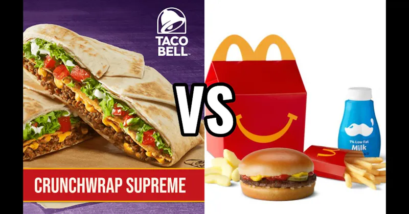 McDonald’s Happy Meal vs. Taco Bell Crunchwrap Supreme