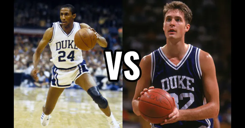 Christian Laettner vs. Johnny Dawkins