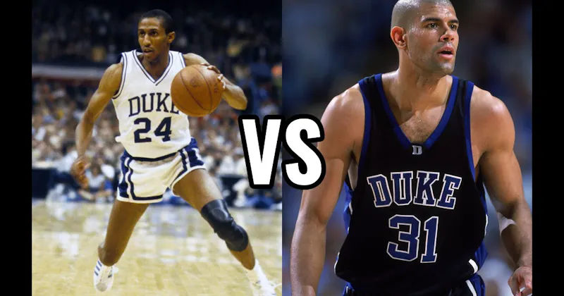 Johnny Dawkins vs. Shane Battier