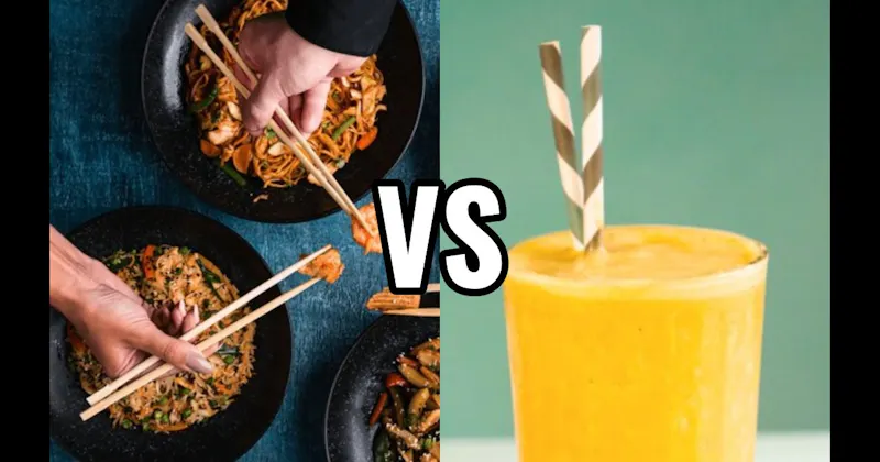 Chopsticks vs. Straw