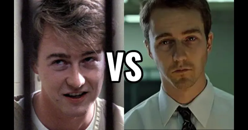 Aaron Stampler in 'Primal Fear' vs. The Narrator in 'Fight Club'