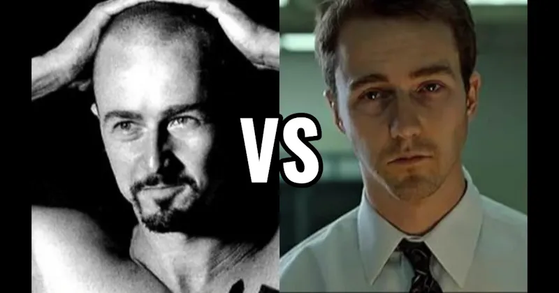Derek Vinyard in 'American History X' vs. The Narrator in 'Fight Club'