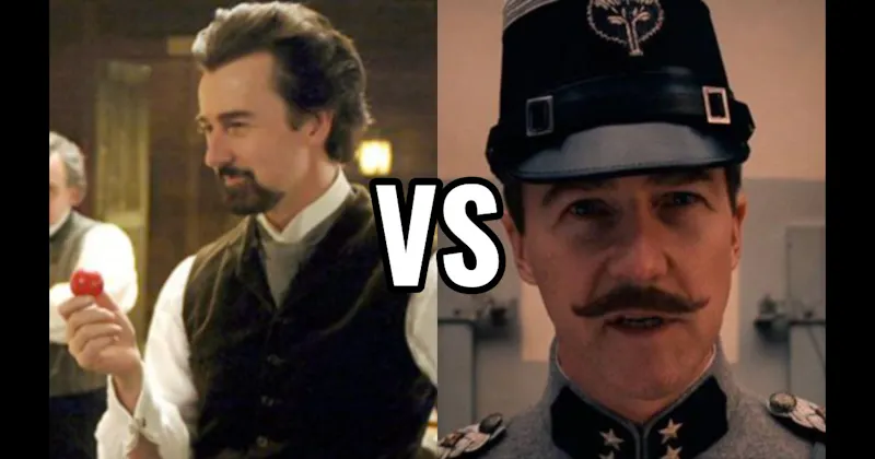 Eisenheim in 'The Illusionist' vs. Henckels in 'The Grand Budapest Hotel'