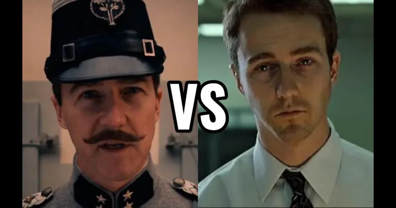 Henckels in 'The Grand Budapest Hotel' vs. The Narrator in 'Fight Club'