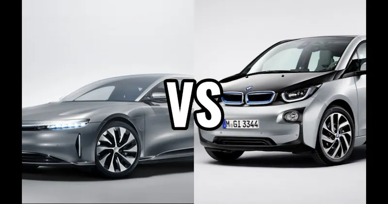 BMW i3 vs. Lucid Air