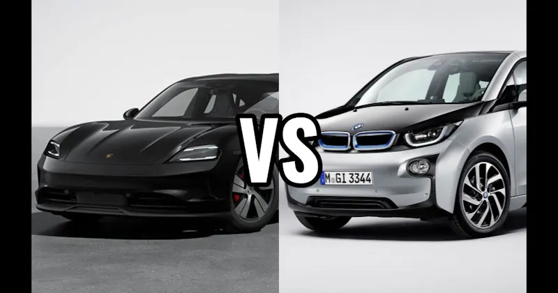 BMW i3 vs. Porsche Taycan