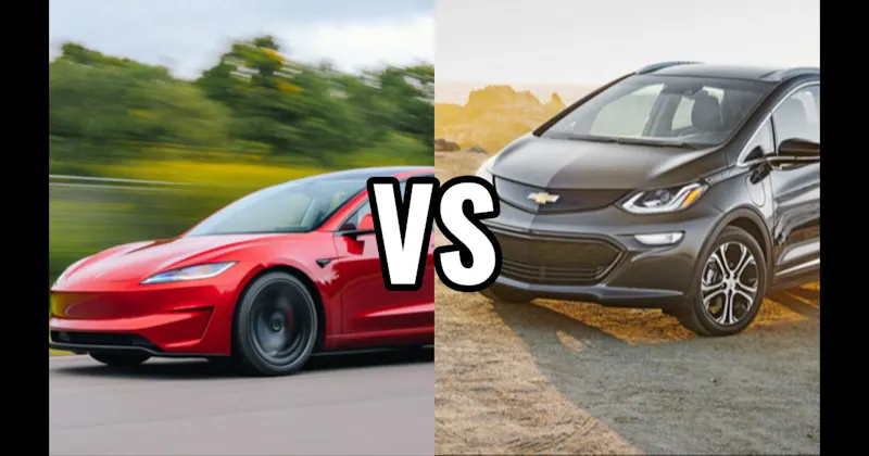 Chevrolet Bolt vs. Tesla Model 3