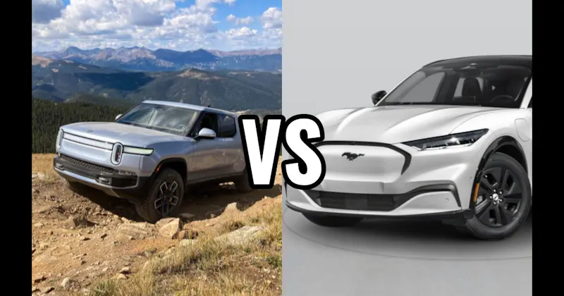 Ford Mustang Mach-E vs. Rivian R1T