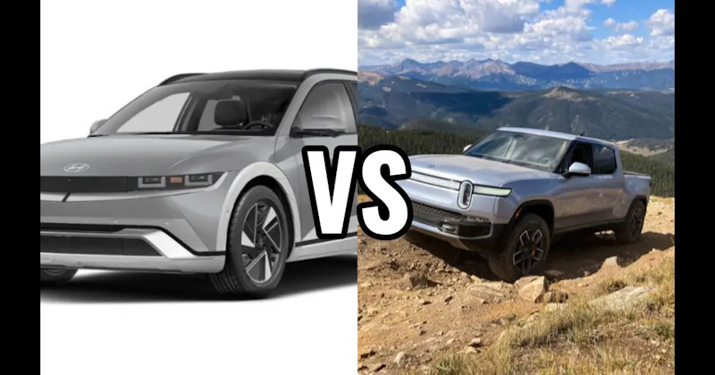 Hyundai Ioniq 5 vs. Rivian R1T
