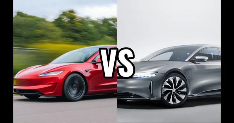 Lucid Air vs. Tesla Model 3
