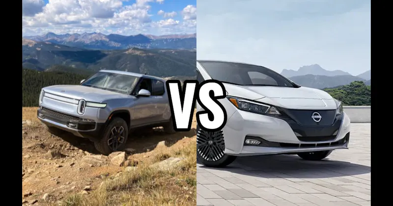 Nissan Leaf vs. Rivian R1T