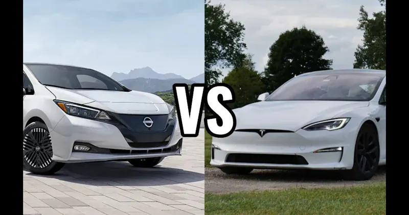 Nissan Leaf vs. Tesla Model S