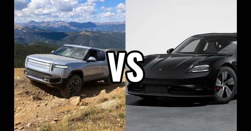 Porsche Taycan vs. Rivian R1T