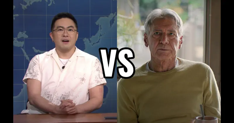 Bowen Yang in 'Saturday Night Live' vs. Harrison Ford in 'Shrinking'
